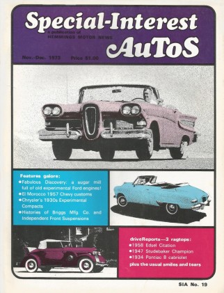 SPECIAL-INTEREST AUTOS 1973 NOV #19 - CHEVY EL MOROCCO, FORD TEST ENGINES